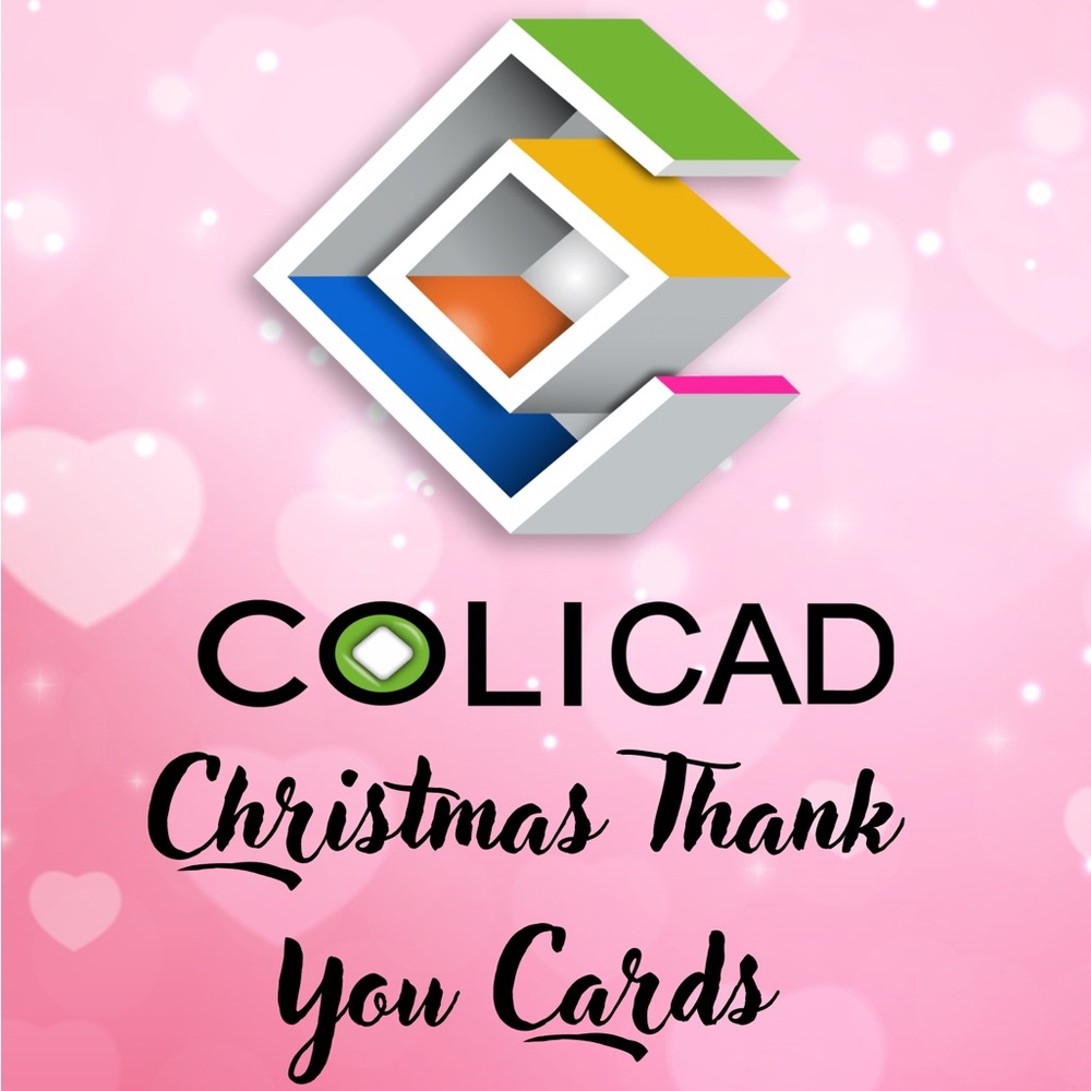 Colicad Christmas Thank You Cards (NWT) - Get 15$ Off